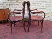 Vintažiniai Thonet bukmedžio krėslai