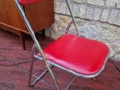 Vintažinė mid century sulankstoma kėdė - nuotraukos Nr. 5