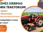 Zoles pjovimas / mulciavimas / zemes frezavimas
