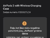 Parduodu Apple Airpods 3 (2021) - nuotraukos Nr. 5