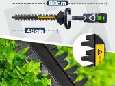 Akumuliatorinės gyvatvorių žirklės Wuber 48cm - nuotraukos Nr. 10