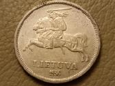 5 litai tarpukario 1936 m. J. Basanavičius - nuotraukos Nr. 2