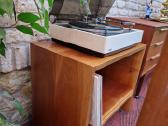 Vintažinis mid century riešuto patefono staliukas - nuotraukos Nr. 32