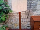 Vintažinis mid century tikmedžio toršeras