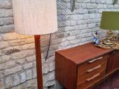 Vintažinis mid century tikmedžio toršeras - nuotraukos Nr. 14