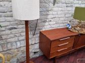 Vintažinis mid century tikmedžio toršeras - nuotraukos Nr. 19