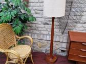 Vintažinis mid century tikmedžio toršeras - nuotraukos Nr. 21