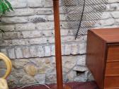 Vintažinis mid century tikmedžio toršeras - nuotraukos Nr. 22