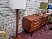 Vintažinis mid century tikmedžio toršeras - nuotraukos Nr. 23
