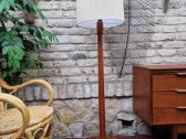 Vintažinis mid century tikmedžio toršeras - nuotraukos Nr. 24