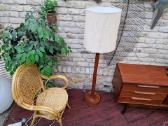 Vintažinis mid century tikmedžio toršeras - nuotraukos Nr. 34