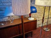 Vintažinis mid century tikmedžio toršeras - nuotraukos Nr. 38