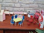 Vintažiniai mid century lėlių namo baldai - nuotraukos Nr. 17