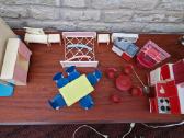Vintažiniai mid century lėlių namo baldai - nuotraukos Nr. 23
