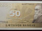 50 Litų 1991 m. Aa serija aunc -mainai galimi irgi