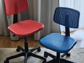 Ikea kėdės su ratukais