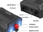 12-24v Inverteris 220v Pure sine wave 6000w - nuotraukos Nr. 10