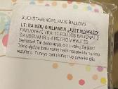 Raidžių girlianda „Just Married" - nuotraukos Nr. 3