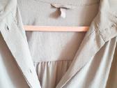 H&m oversized soft blouse coffee beige aesthetic M - nuotraukos Nr. 4