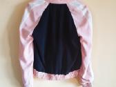 Summer sporty jacket pink stripes aesthetic M/s (A - nuotraukos Nr. 4