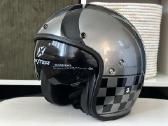 Retro motociklo šalmas Dexter dydžiai S ir M
