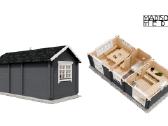 Medinė pirtis 3x6 m, 90 mm sienojai, įrengta - nuotraukos Nr. 6