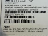 Apple iPhone 15 128gb black, naujas, neišpakuotas - nuotraukos Nr. 3