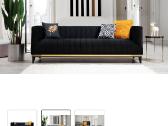 Juoda sofa - nuotraukos Nr. 3