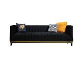Juoda sofa - nuotraukos Nr. 4