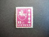 Lietuva 1937 Standartai 25ct svarus Mlh 414sp