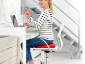 Sissel® Sitfit® Plus sedejimo pagalve juoda