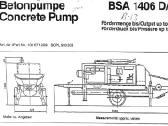 Stacionarus betono siurblys Putzmeister Bsa 1406 D - nuotraukos Nr. 6