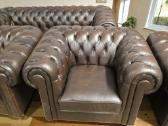 Chesterfield natūralios odos komplektas 3+1+1+1 - nuotraukos Nr. 6
