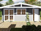 Medinis namelis su sandeliuku 6x5 m. terrado - nuotraukos Nr. 7