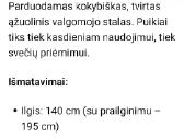 Ąžuolinis valgomojo stalas su prailginimu - nuotraukos Nr. 4