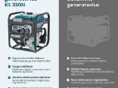 Benzininis inverterinis generatorius Ks 3300i - nuotraukos Nr. 8