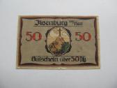 Notgeldas 50 pfennig , Ilsenburg Vokietija , 1920 - nuotraukos Nr. 2
