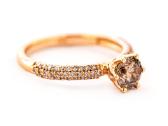 Aukso žiedas su briliantais (1,1ct) - nuotraukos Nr. 5