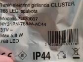 Kalėdinė elektrinė girlianda Cluster, 768led, 4.5m - nuotraukos Nr. 5