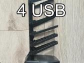 Žaidimų pultelių stovas / laikiklis su 4 Usb ps4