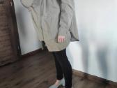 Maternity jacket khaki green for spring autumn 42 - nuotraukos Nr. 6