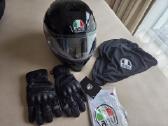 Agv K-5 S (Solid Black) moto šalmas (Ml dydis)