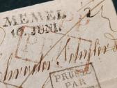 Laiškas 1818 metu Riga-memel / Klaipeda - nuotraukos Nr. 2