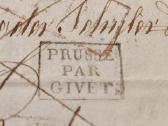 Laiškas 1818 metu Riga-memel / Klaipeda - nuotraukos Nr. 3