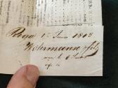 Laiškas 1818 metu Riga-memel / Klaipeda - nuotraukos Nr. 7