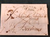 Laiškas 1818 metu Riga-memel / Klaipeda
