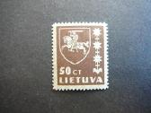 Lietuva 1937 Standartai 50ct svarus Mlh 416sp