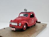Fiat 500c Topolino Vigili del Fuoco gaisrinė raudo - nuotraukos Nr. 3
