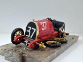 Fiat S.74 190 Hp 1911 #37 raudona 1:43 Brumm Defe - nuotraukos Nr. 3