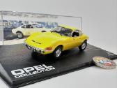 Opel GT geltona 1:43 Eaglemoss Kolekcinis model